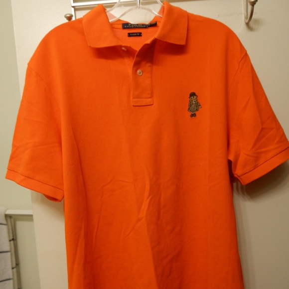 Orange polo bear shirt Clearance